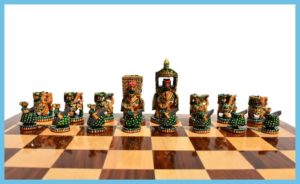 Artistic Parker Anegre Chess Pieces 2