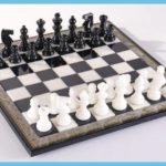 Black and White Alabaster Chess