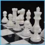 Black And White Gemstone Chess Pieces 1