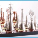 Brass Heavy Metal Chess Pieces