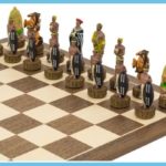 British Vs Zulu Chess Pieces