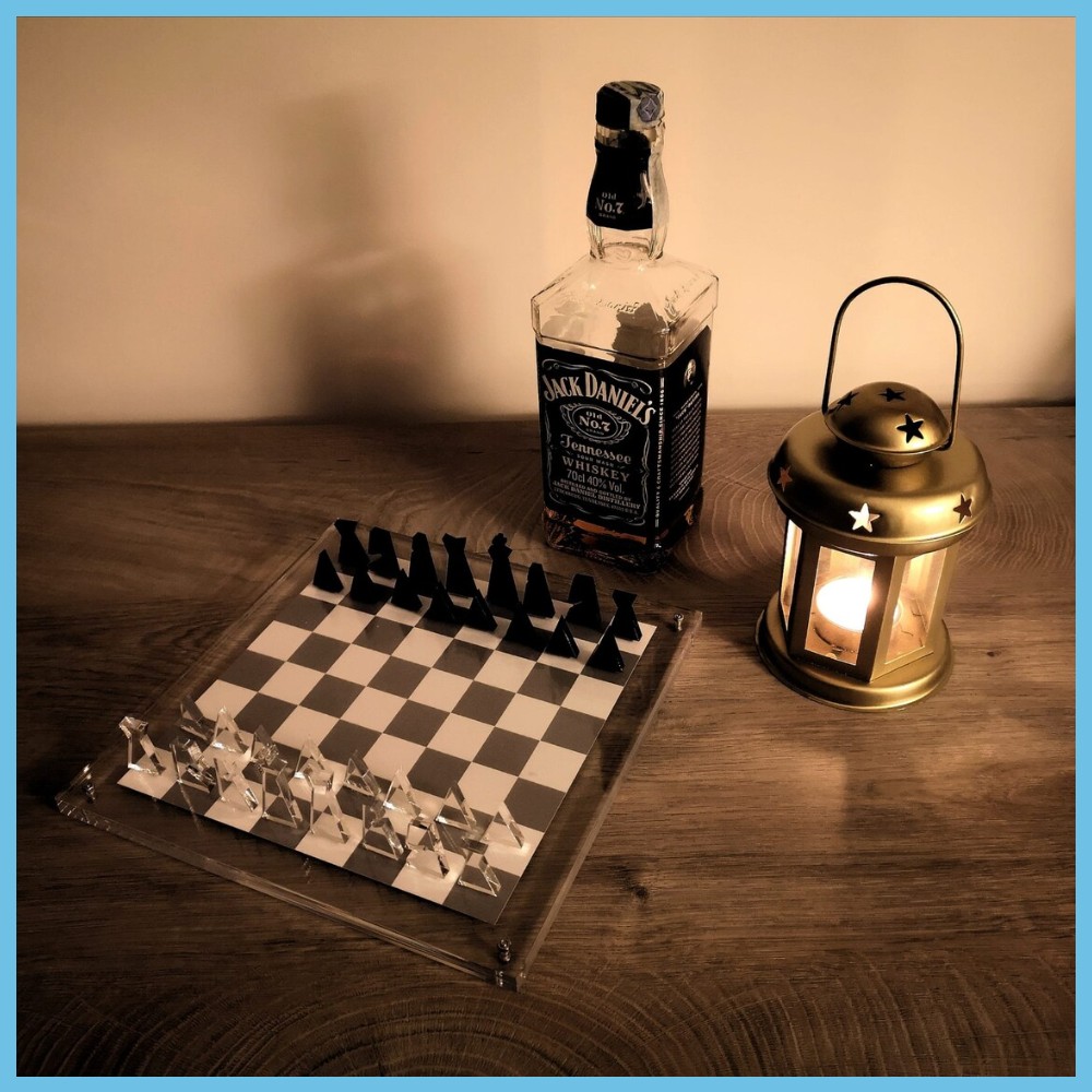Clear Acrylic Chess Sets