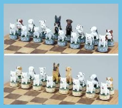 Dog Breed Chess set
