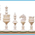 Egyptian Camel Bone Chess Pieces 2