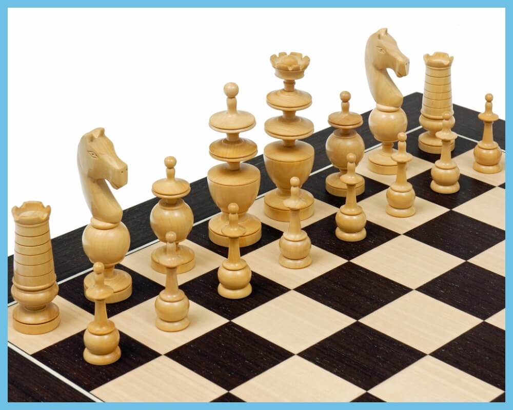 French Regency Chess Pieces 1