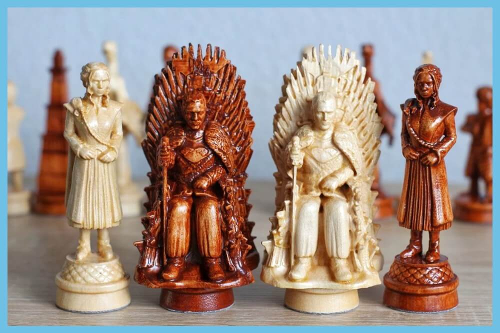 Games of Thrones Chess Pieces Wood 5