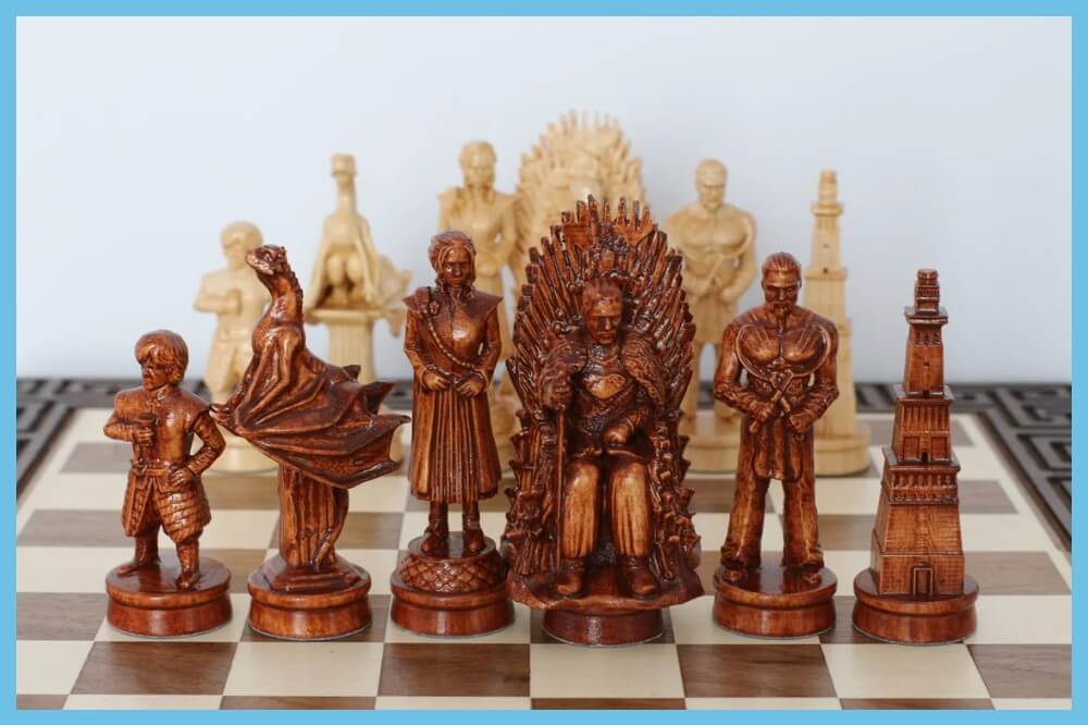 Games of Thrones Chess Sets Wood
