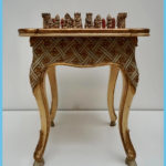 Handmade Wooden Chess Table 4