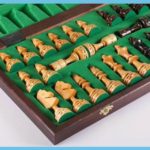Indian Wooden Chess Pieces 1