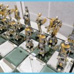 Italian Sculptural Frasier Chess Set 8