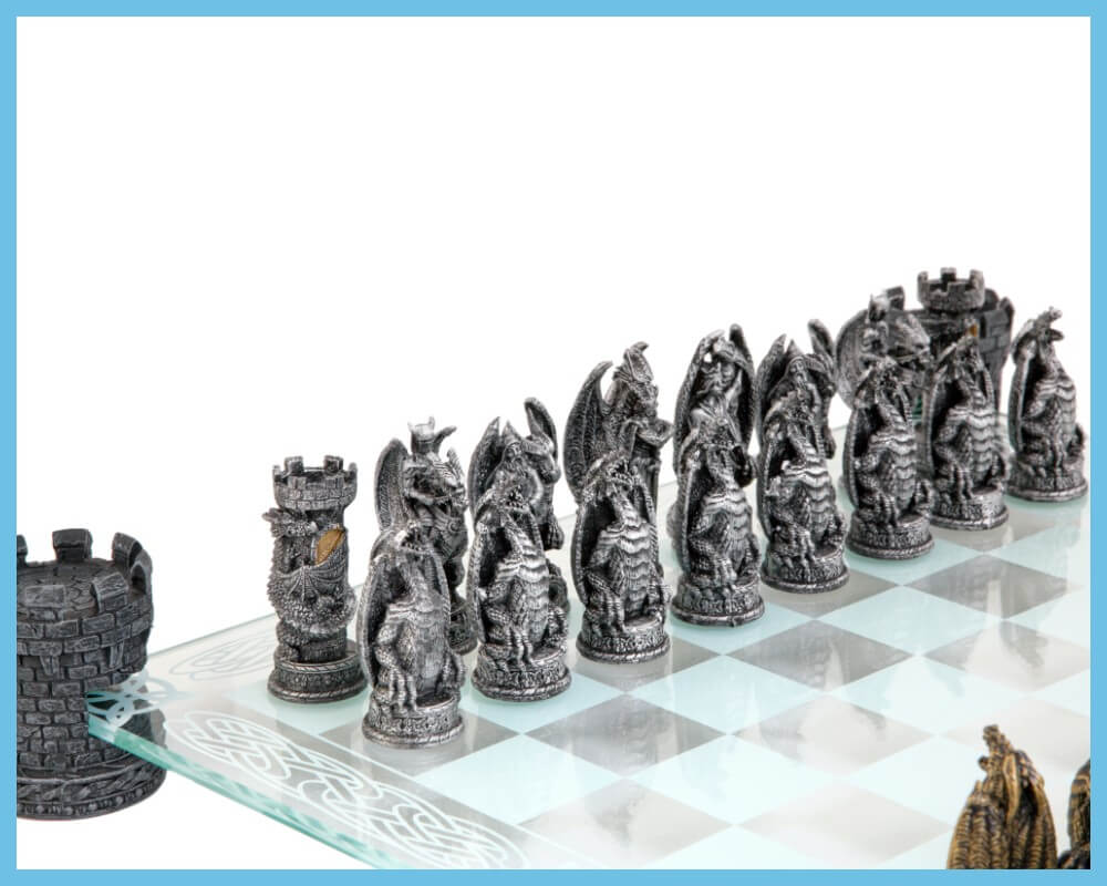 Kingdom of the Dragon Chess Pieces 1