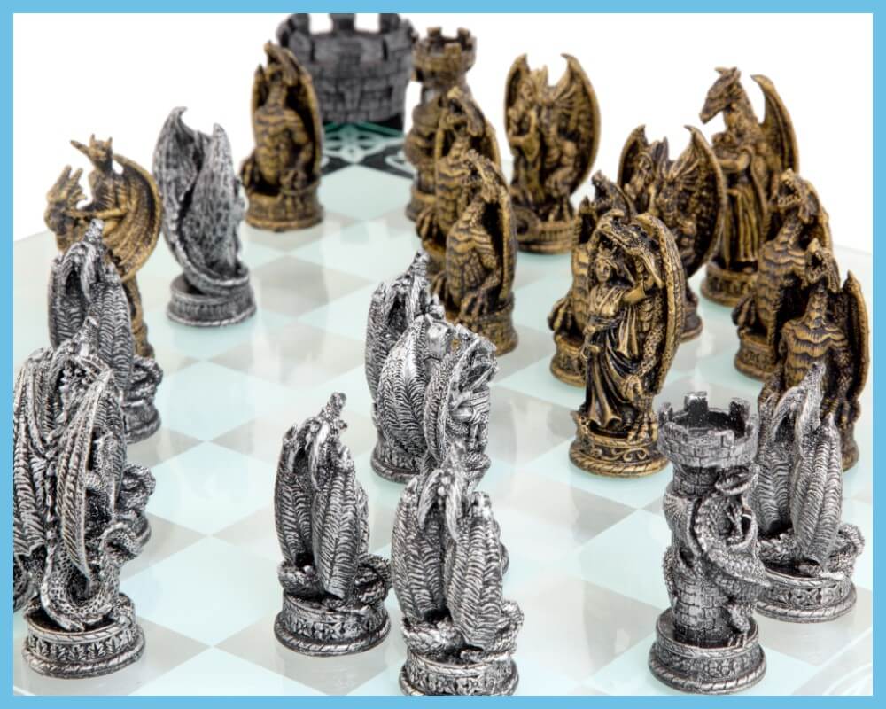 Kingdom of the Dragon Chess Pieces 2