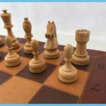 Leather Roll Up Chess Board 23