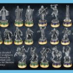 Lord of the Rings Chess Pieces