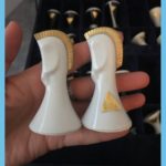 Mid Century Modern Bohemia Ceramic Chess Pieces 1