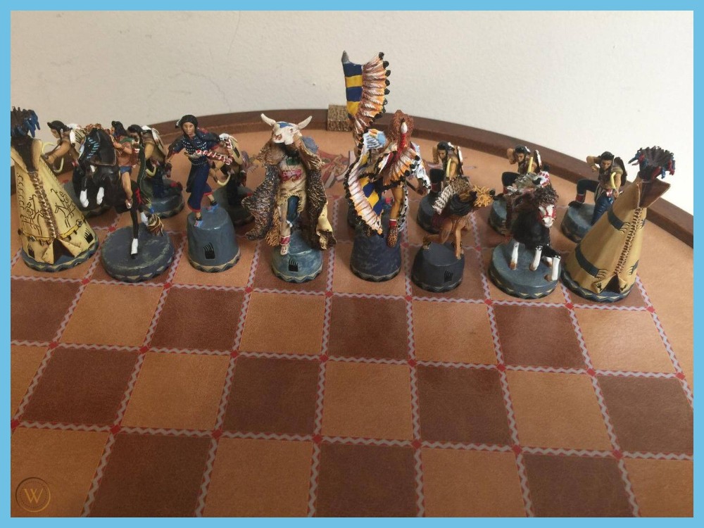 Native American Indian Chessboards
