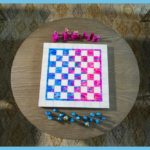 Pink Blue Chess Set 1