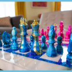 Pink Blue Chess Sets