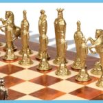 Renaissance Theme Heavy Metal Chess Pieces