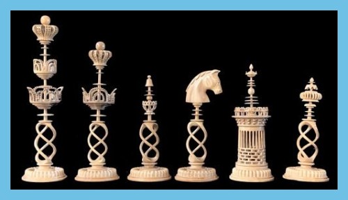 Spiral Selenus Chess Pieces 3