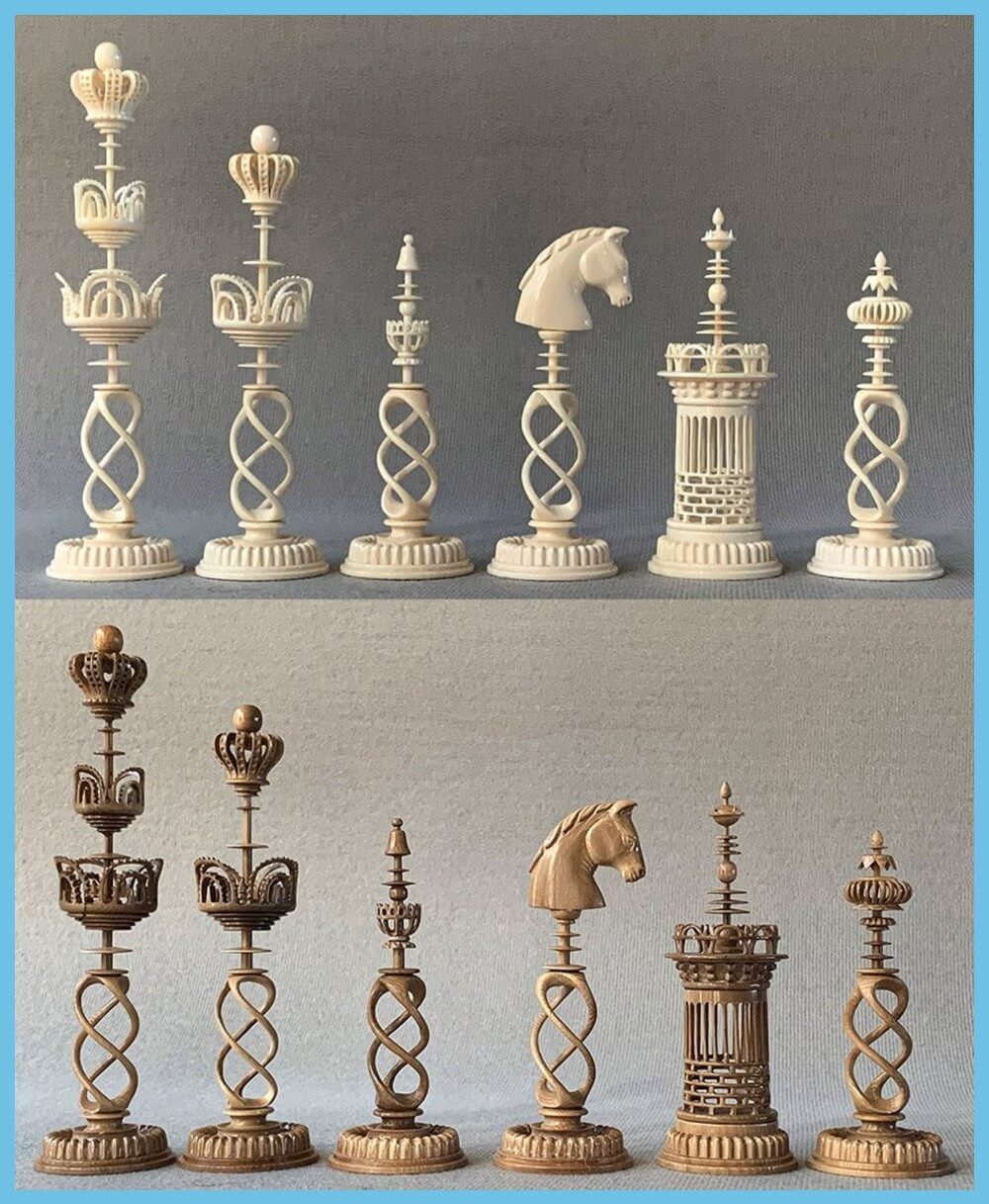 Spiral Selenus Chess Set
