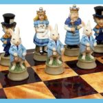 Studio Anne Carlton Alice In Wonderland Chess Sets