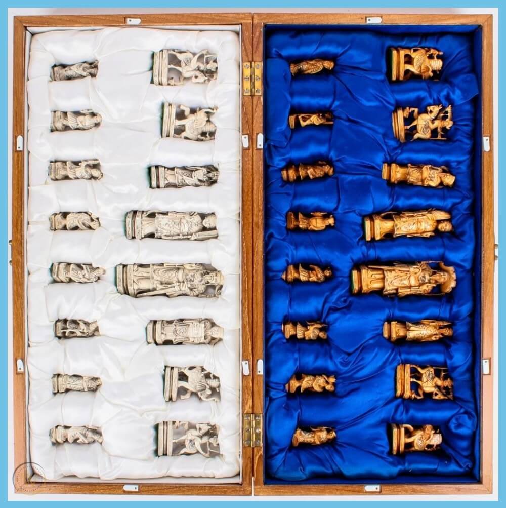 Vintage Antique Ivory Chess Sets
