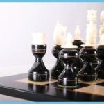 Vintage Bone Chess Pieces 2