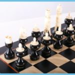 Vintage Bone Chess Set 1
