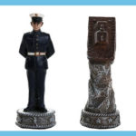 Vintage Military Chess Pieces 1