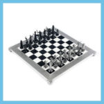 Aluminum Greek Mythology Chess Sets
