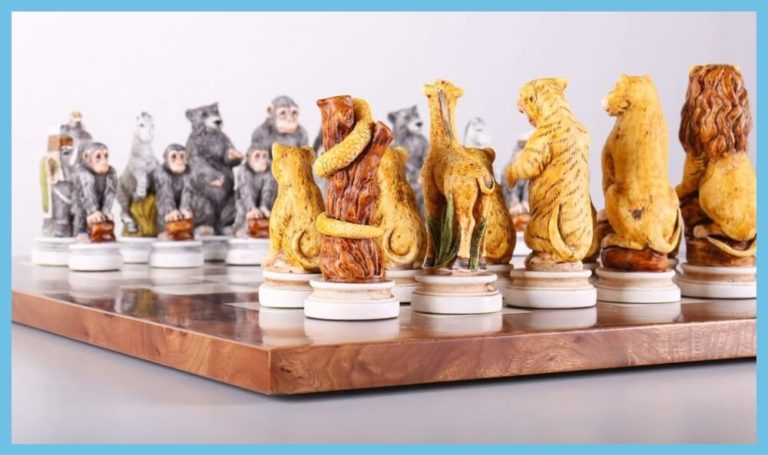 Animal Kingdom Exotic Chess Set