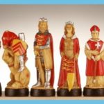 Battle Of Bannockburn Antique Chess