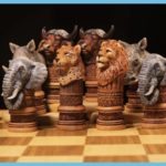Big 5 Busts Animal Chess Pieces 1