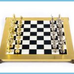 Black And White Greek Mythology Chessboards