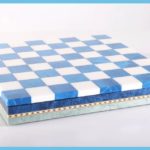 Blue and White Alabaster Chessboards