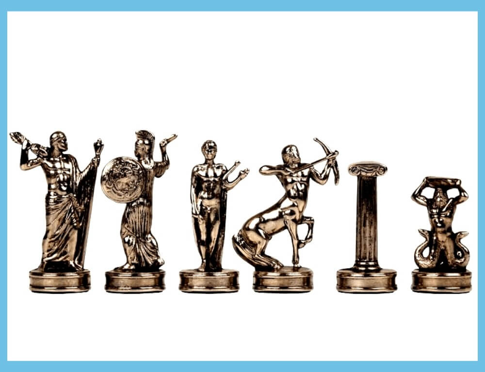 Greek Chess - Gods and Titans Pieces 1