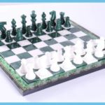 Green And White Alabaster Chess Sets