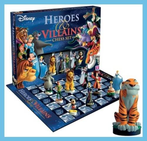 Heroes and Villains Disney Chess Set