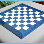 Maple Standard Blue And White Chessboards 1