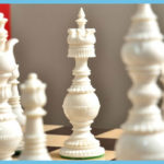 Oxford Luxury Bone Chess Pieces 8
