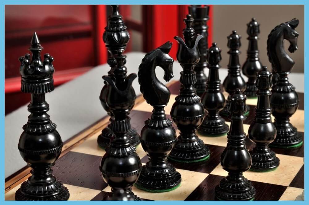 Oxford Luxury Bone Chess Pieces 4