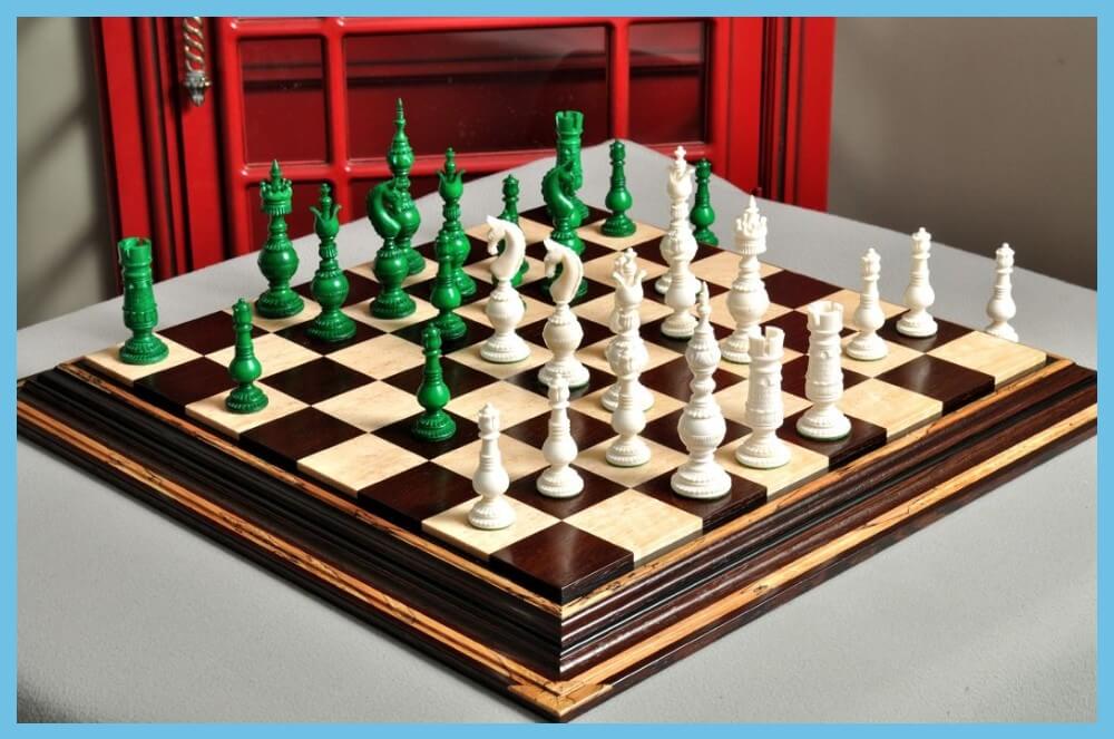 Oxford Luxury Bone Chess Set
