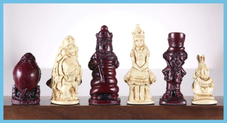 Lewis Carroll LATEX CHESS MOULDSMolds set of 11