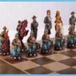 Vintage Civil War Chess Pieces