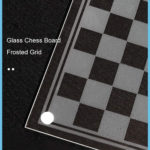 Crystal Frosted Glass Chessboards