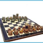 Elephant Theme Indian Maharaja Wooden Chess
