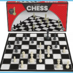 Folding Board And Full Size Chess Sets