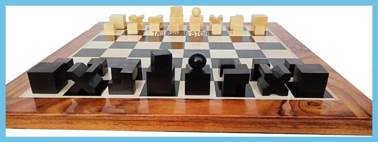 Generic Mid Century Tournament Bauhaus Model Chess Set