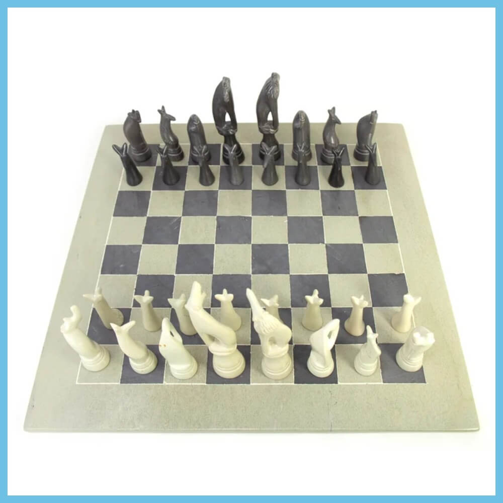 Safari Animal Chess Set